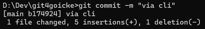 Output Git Commit